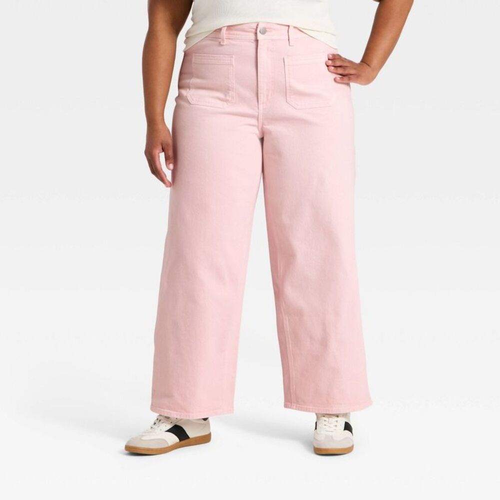 NWT Universal Thread Wide Leg Pants in Light Pink